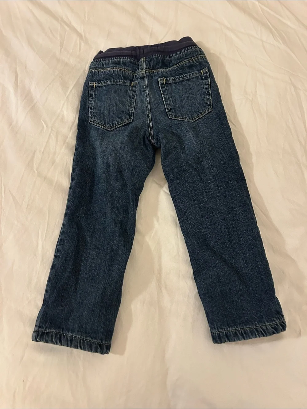 Old Navy Navy Fleece Lined Dark Blue Denim Jeans